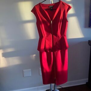 EnFocus Studio, Size 6, Red, Nice Work Dress